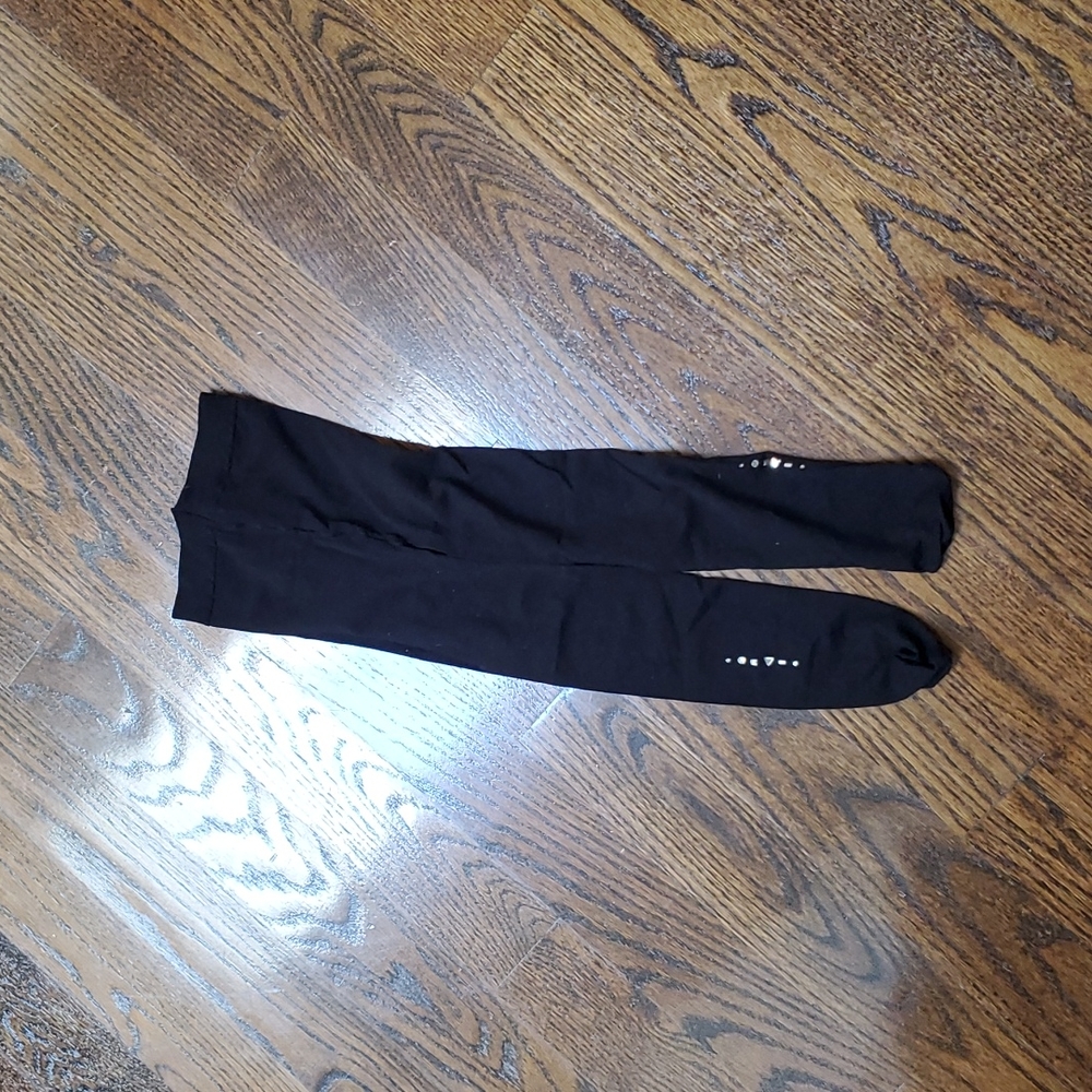 Floriane Girl's Black Tights